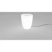 Nowodvorski Lighting FLOWERPOT S Beleuchteter Pflanzkübel weiß,E27,A+,9711