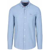 New zealand auckland NZA Hemd BD Barn Twill Blau