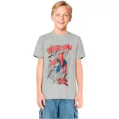 Mister tee Spiderman Comic Kurzarm-t-shirt