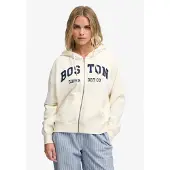 Superdry Kapuzensweatjacke "ATH ESS RELAXED CROP ZIPHOOD" Baumwollmischung