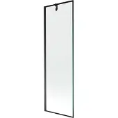 Mexen Next 1-flügelige Badewannenabtrennung 60 x 150 cm, schwarzer Rahmen, schwarz - 895-060-000-00-70-70