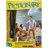 Pictionary Mattel Games Air, Gesellschaftspiel, Scharade, Zeichenspiel mit App