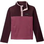 Columbia - Kid's Steens Mtn II 1/4 Snap Fleece Pull-Over - Fleecepullover Gr M rot
