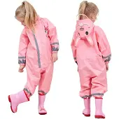 Merkloos Regenjacke für Kinder wasserdicht mit Kapuze