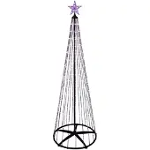 Wellhome Weihnachtsbaum Mit 550 Digitalen Rgb-led-lichtern Und 300 Cm