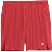 Wilson Tennishose Team Short 7 Herren Infrared-M