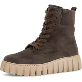 Gabor Schnürboots Schnürstiefelette mit gepolstertem Schaftrand, G-Weite