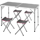 Aktive 63161 Klapptisch Mit Bänken Set