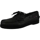 Sebago Docksides, Full-Grain Leather (Glattleder), total black, Men 7000H00-924 43