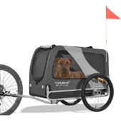 Tiggo DOGGYHUT Premium XL Hundefahrradanhänger Hundeanhänger Fahrradanhänger
