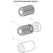Maytronics PVC-Bürste grau für Dolphin Dynamic Plus Poolreiniger