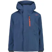 CMP Jungen Skijacke, mit abnehmbarer Kapuze, Gr. 128