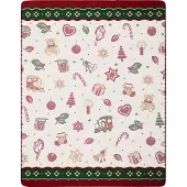 Villeroy & Boch Wohndecke "TOY'S Delight", bunt (mehrfarbig), B:150cm L:200cm, Baumwolle, Polyacryl, Polyester, Wohndecken, Wohndecke, Wohndecke Villeroy&Boch