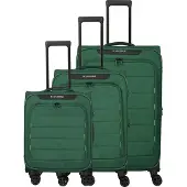 Travelite SKAII 3-tlg. Koffer-Set Green
