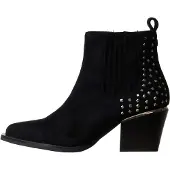 Xti Stiefelette für Damen mit spitzer Zehenpartie, Absatz und Reißverschluss