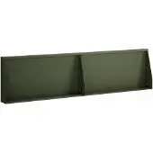 vidaXL Stützmauer 2 stk. 80 x 12 x 30 cm Stahl Olivgrün