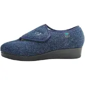 Fly Flot Damenschuhe Hausschuhe Blau Freizeit