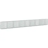 vidaXL Gabione mit 5 mm Draht und 5x5 cm Maschen 850x50x100 cm