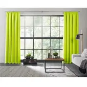 Wirth Vorhang "Dim out, 1 Stück, nach Maß, verdunkelnd", grün (limone), B:142cm H:385cm, Polyester, Gardinen, Vorhang, nach Maß