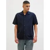 Jack & Jones "JJESUMMER RESORT SHIRT SS SN" mit Resort Kragen