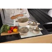 Florina Mokka Aluminiumtopf 28 cm 6,4 l