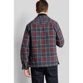Bugatti Langarmhemd "Overshirt" mit Karomuster