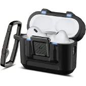 Spigen Lock Fit, Hülle, Polycarbonat (PC), Thermoplastische Polyurethane (TPU), Schwarz