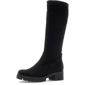 Gabor Stiefel Blockabsatz, Langschaftstiefel mit praktischem Innenreißverschluss