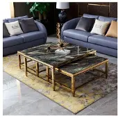 AEA Doppel Couchtisch Kaffeetisch Beistelltisch Design Wohnzimmertisch Tische Set 2x