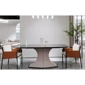 AEA Esstisch aus Naturholz stilvoller Esstisch weißer Tisch im modernen Stil