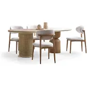 Xl Moebel Gmbh Eleganter Stuhl mit Holzgestell und Polsterung Weiß Hochwertig Möbel
