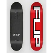 Flip Squared Logo Red 8.0"X31.50" Skateboard Deck uni Gr. Uni