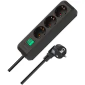 Brennenstuhl Eco-line 3 Steckdosen Mit Schalter Mehrfachsteckdose
