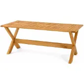 AEA Gartencouchtisch Modern Naturholz Elegant Rechteckig Robust Terrasse