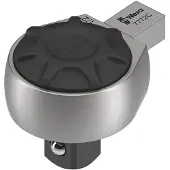 Wera 7772 C, Torque wrench end fitting, Schwarz, Silber, 1 Stück(e), Chrom-Vanadium-Stahl (Cr-V), 12.5 mm, 9 x 12 mm
