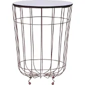 vidaXL Couchtisch Golden Ø 40 cm