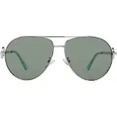 GUESS Damen Silberne Sonnenbrille