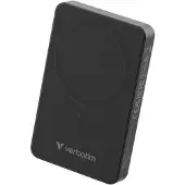 Verbatim Powerbank Charge 'n' Go Magnetic Wireless, Kapazität 10000 mAh, USB-C, schwarz