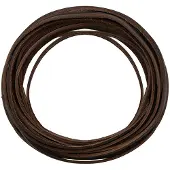 vidaXL Lederriemen 1 Dunkelbraun 1000 x 0,4 cm Leder
