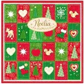 Dripio Mini-Tischadventskalender, 24 Überraschungen, 115 g, rechteckig