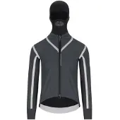 Q36.5 Jacke Vampire Shell mit Kapuze Grau, Größe S