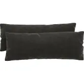 Sit&More Sofakissen SIT & MORE "Bendigo", grau (anthrazit), B:65cm H:25cm T:10cm, Polsterauflagen, Sofakissen, im 2-er Set