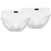 Götzburg Slip GÖTZBURG "Slip 2er Pack", Herren, Gr. XL, schwarz, Obermaterial: 95% Baumwolle CO. 5% Elasthan EL., Unterhosen Slip