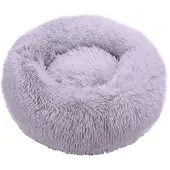 Sonstiges Hundebett Katzenbett Flauschig Rund aus Plüsch 70CM Hellgrau