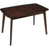 Dripio Ausziehbarer Esstisch aus Holz, Walnuss, 120x75 cm