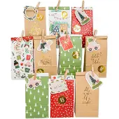 OEM Adventskalender-Zakken, Set 1, Papier, wiederverwendbar