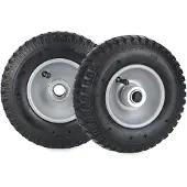 Dripio Schubkarrenrad 2.50-4, 2er Set, Luftreifen, Stahlfelge, bis 100 kg