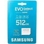 Samsung EVO Select (2024) microSD-Karte + SD-Adapter, 512 GB, MB-ME512SA/EU