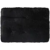 Sonstiges Hundebett Rechteckig Flauschig Plüsch XS 45x30cm Schwarz