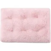 Sonstiges Hundebett Rechteckig Flauschig Plüsch Haustierbett Katzenbett Weich Warm S 55x40cm Hellrosa